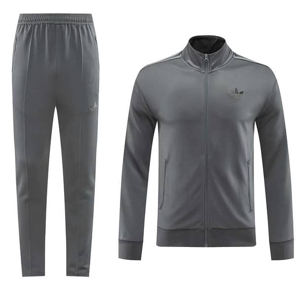 24/25 Adidas Original Grey Full Zipper Jacket +Long Pants - Image 19