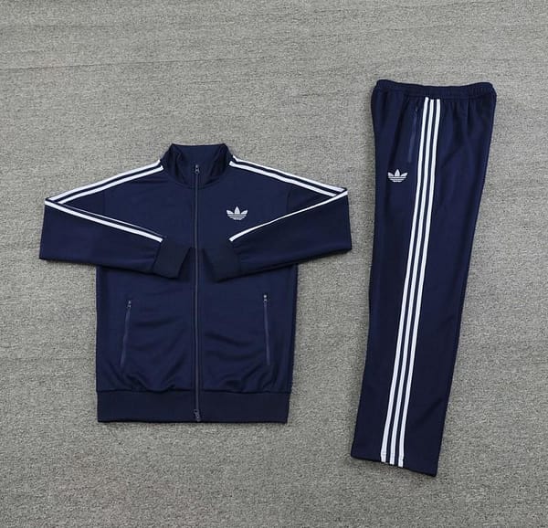 24/25 Adidas Original Navy Full Zipper Jacket +Long Pants - Image 8