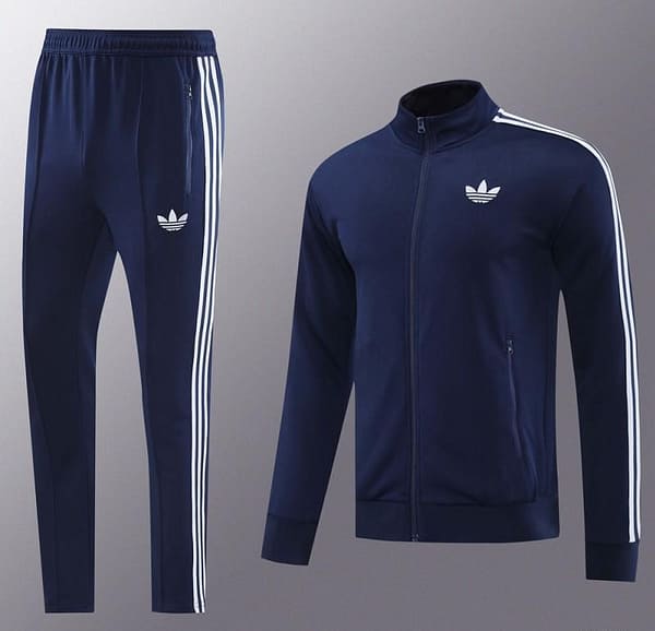 24/25 Adidas Original Navy Full Zipper Jacket +Long Pants - Image 17