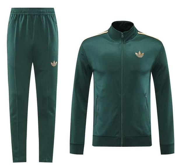 24/25 Adidas Original Green Full Zipper Jacket +Long Pants - Image 21