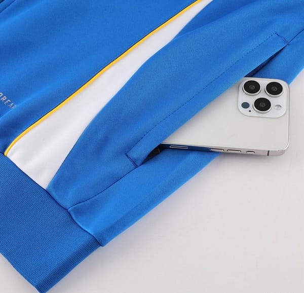 24/25 Boca Juniors Blue Hoodie Full Zipper Jacket +Long Pants - Image 2