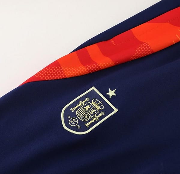 2024 Spain Navy Full Zipper Jacket +Long Pants - Image 5
