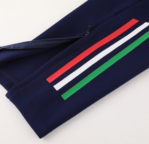 2024 Italy Navy Full Zipper Jacket +Long Pants - Image 9