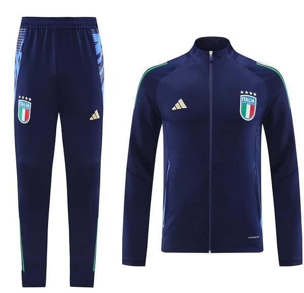 2024 Italy Navy Full Zipper Jacket +Long Pants - Image 20