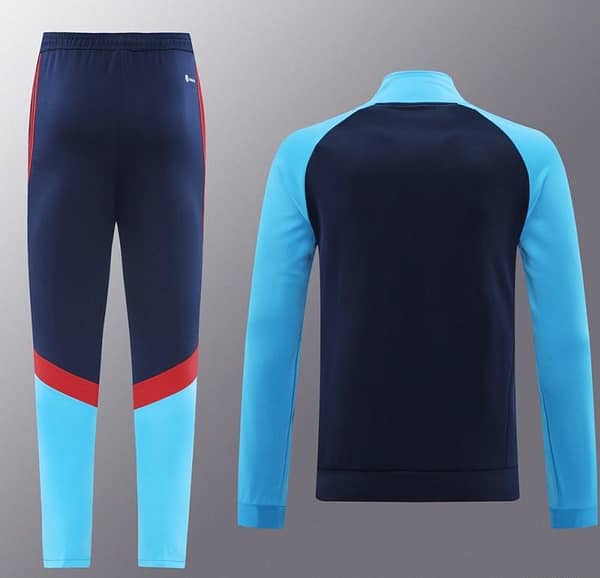 24/25 Arsenal Black/Blue Full Zipper Jacket +Long Pants - Image 3