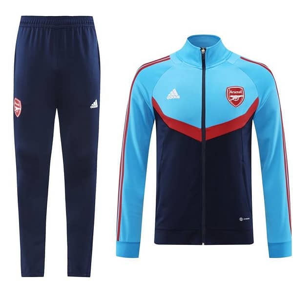 24/25 Arsenal Black/Blue Full Zipper Jacket +Long Pants - Image 7