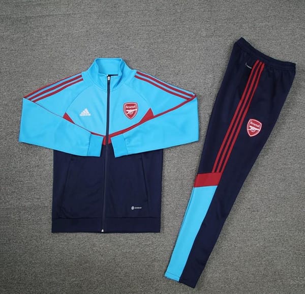 24/25 Arsenal Black/Blue Full Zipper Jacket +Long Pants - Image 8