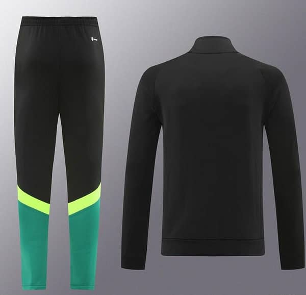24/25 Manchester United Black/Green Full Zipper Jacket +Long Pants - Image 15