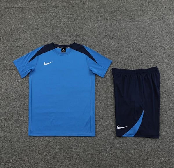 24/25 Nike Blue/Black Short Sleeve Jersey+Shorts - Image 10