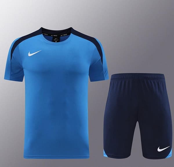24/25 Nike Blue/Black Short Sleeve Jersey+Shorts - Image 20