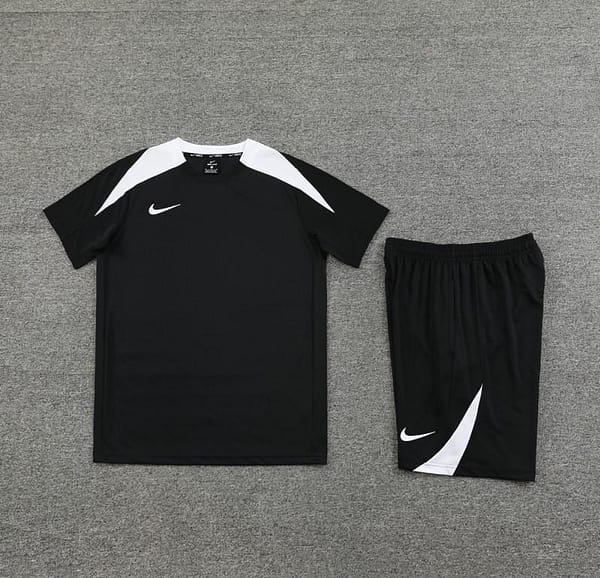 24/25 Nike Black/White Short Sleeve Jersey+Shorts - Image 10