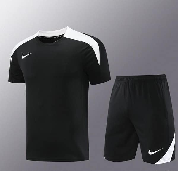 24/25 Nike Black/White Short Sleeve Jersey+Shorts - Image 19