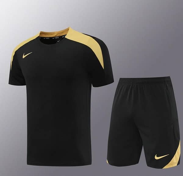 24/25 Nike Black/Golden Short Sleeve Jersey+Shorts - Image 19