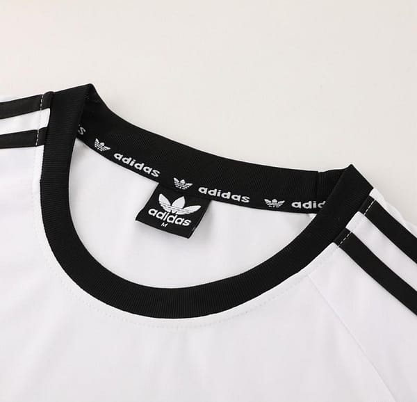 24/25 Adidas Original White Short Sleeve Jersey+Shorts - Image 23
