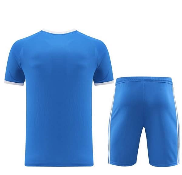 24/25 Adidas Original Blue Short Sleeve Jersey+Shorts - Image 13
