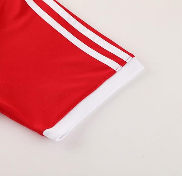 24/25 Adidas Original Red Short Sleeve Jersey+Shorts - Image 3