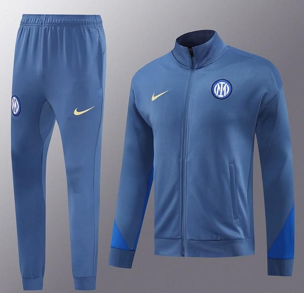24/25 Inter Milan Blue Full Zipper Jacket +Long Pants - Image 15