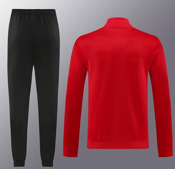 24/25 Manchester United Red Full Zipper Jacket +Long Pants - Image 13