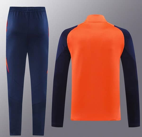 24/25 Manchester United Orange Full Zipper Jacket +Long Pants - Image 14