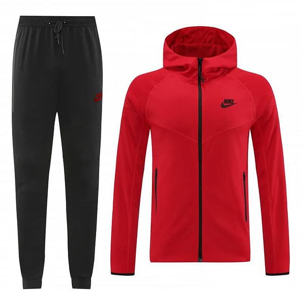 24/25 Nike Red Hoodie Full Zipper Jacket +Long Pants - Image 9
