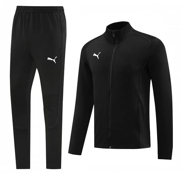 24/25 Puma Black Full Zipper Jacket +Long Pants