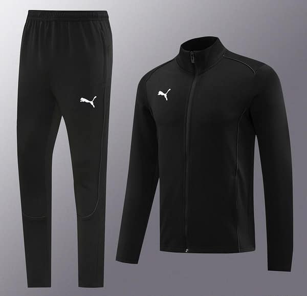24/25 Puma Black Full Zipper Jacket +Long Pants - Image 14