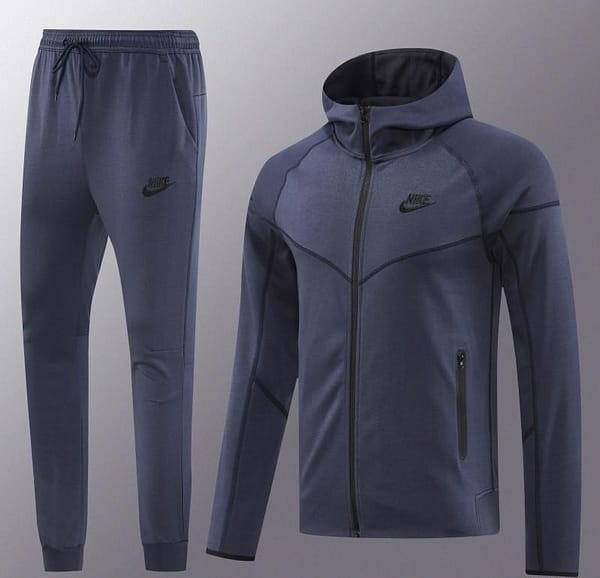 24/25 Nike Navy Hoodie Full Zipper Jacket +Long Pants - Image 2