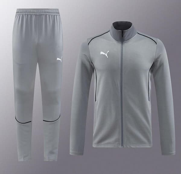 24/25 Puma Grey Full Zipper Jacket +Long Pants - Image 19