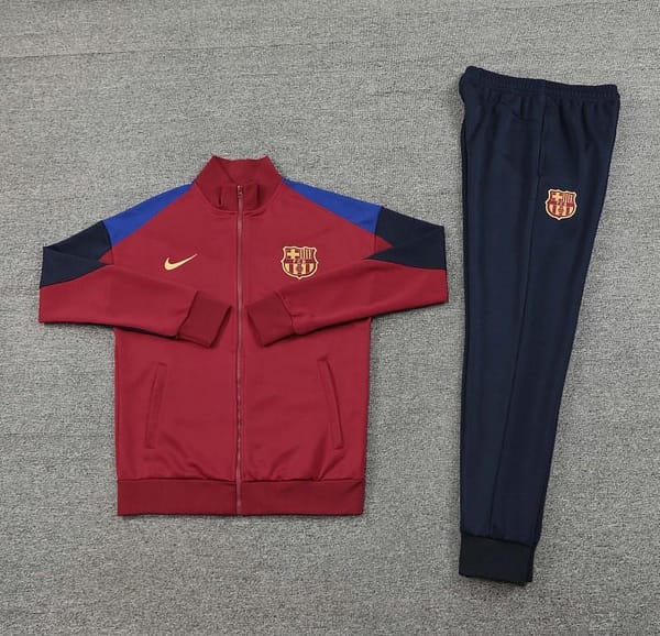 24/25 Barcelona Wine Full Zipper Jacket +Long Pants - Image 7