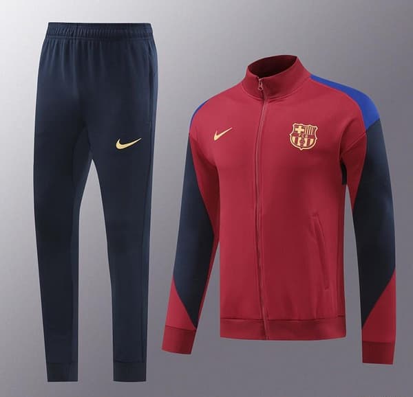 24/25 Barcelona Wine Full Zipper Jacket +Long Pants - Image 16