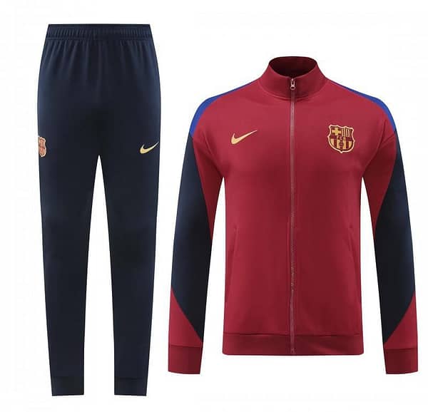 24/25 Barcelona Wine Full Zipper Jacket +Long Pants - Image 18