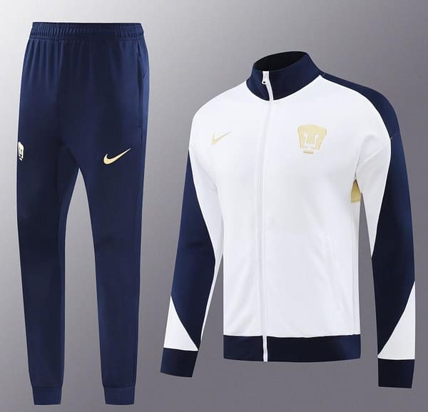 24/25 Club America White Full Zipper Jacket +Long Pants - Image 14