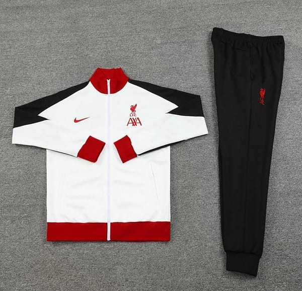 24/25 Liverpool White Full Zipper Jacket +Long Pants - Image 11