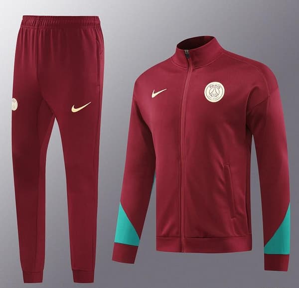 24/25 PSG Wine Full Zipper Jacket +Long Pants - Image 16