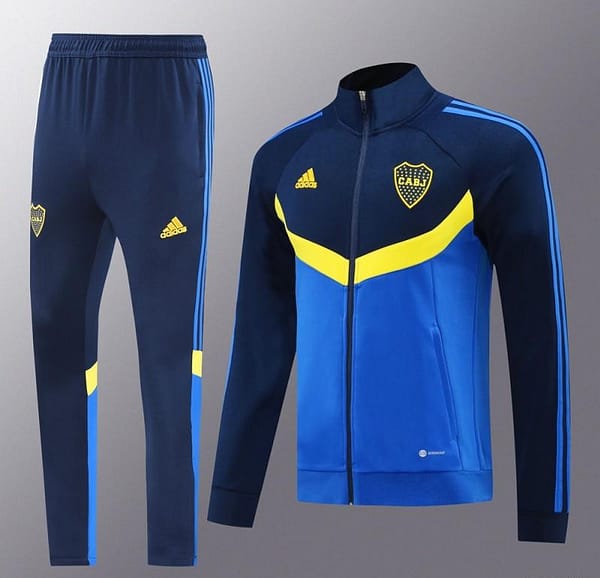 24/25 Boca Juniors Navy/Blue Full Zipper Jacket +Long Pants - Image 14