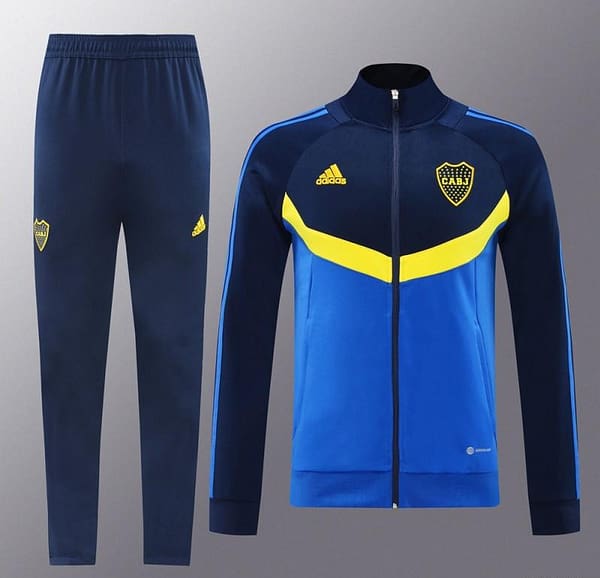 24/25 Boca Juniors Navy/Blue Full Zipper Jacket +Long Pants - Image 15