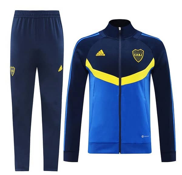24/25 Boca Juniors Navy/Blue Full Zipper Jacket +Long Pants - Image 16