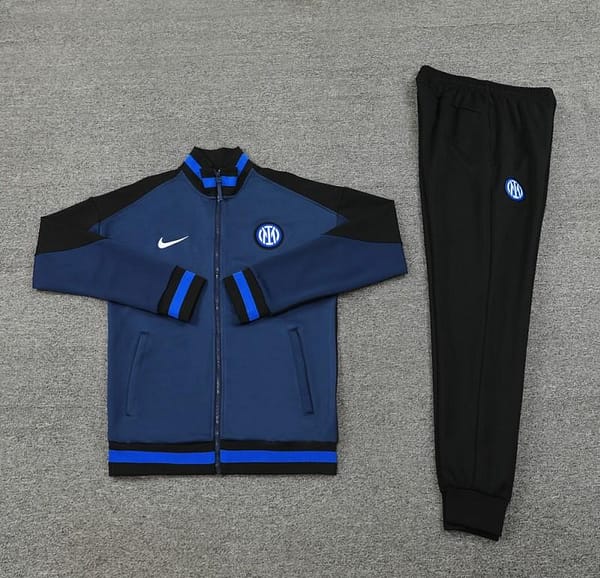 24/25 Inter Milan Navy Full Zipper Jacket +Long Pants - Image 11