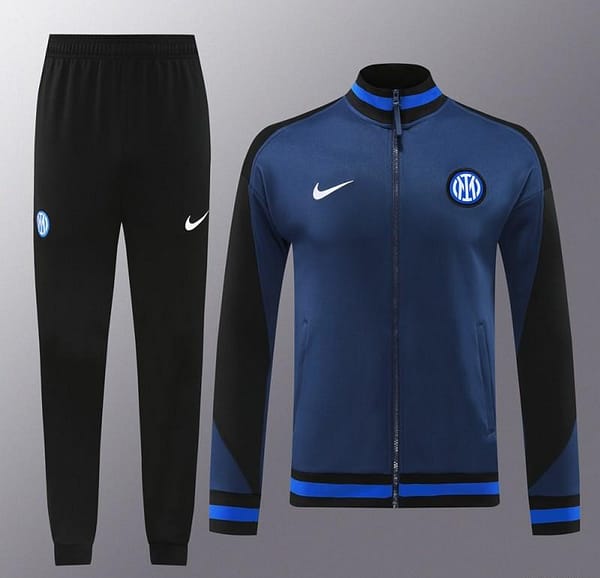 24/25 Inter Milan Navy Full Zipper Jacket +Long Pants - Image 15