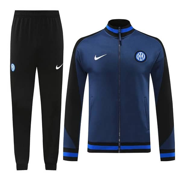 24/25 Inter Milan Navy Full Zipper Jacket +Long Pants - Image 16