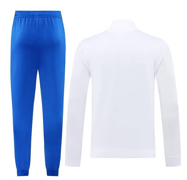 24/25 Real Madrid White Full Zipper Jacket +Long Pants - Image 13