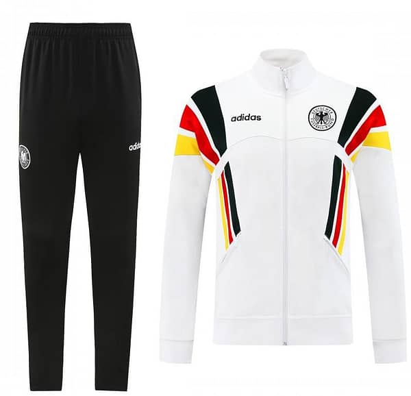 2024 Germany White Full Zipper Jacket +Long Pants - Image 20