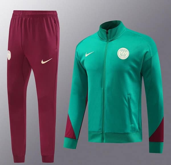 24/25 PSG Green Full Zipper Jacket +Long Pants - Image 16