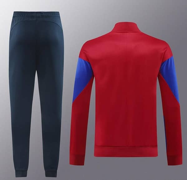 24/25 Barcelona Red Full Zipper Jacket +Long Pants - Image 12