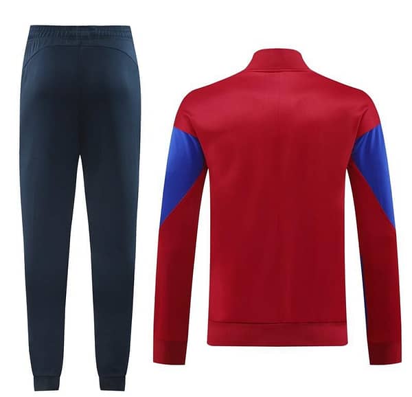 24/25 Barcelona Red Full Zipper Jacket +Long Pants - Image 13