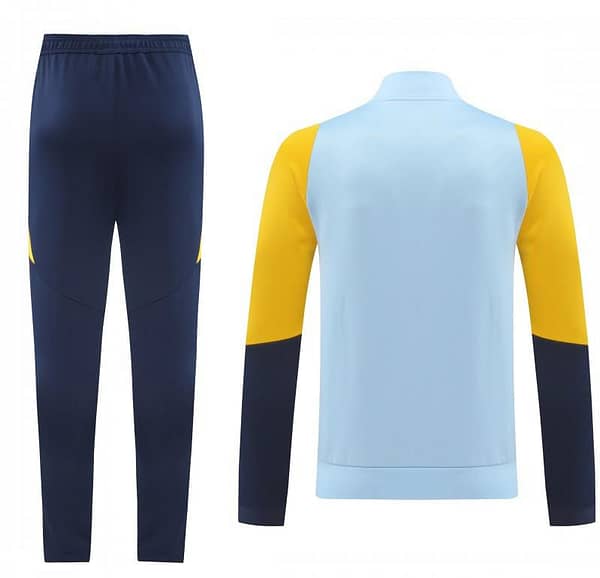 24/25 Real Madrid Light Blue/Yellow Full Zipper Jacket +Long Pants - Image 20