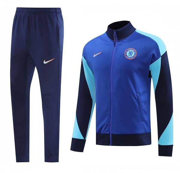 24/25 Chelsea Blue Full Zipper Jacket +Long Pants