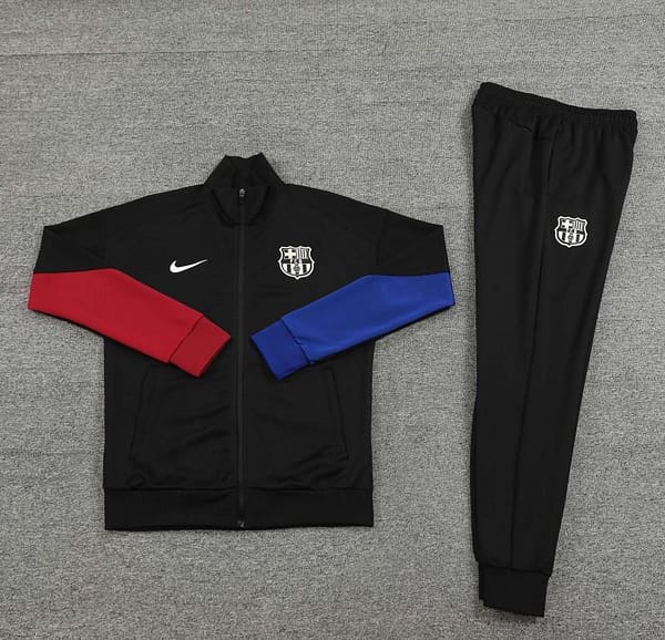 24/25 Barcelona Black Full Zipper Jacket +Long Pants - Image 15