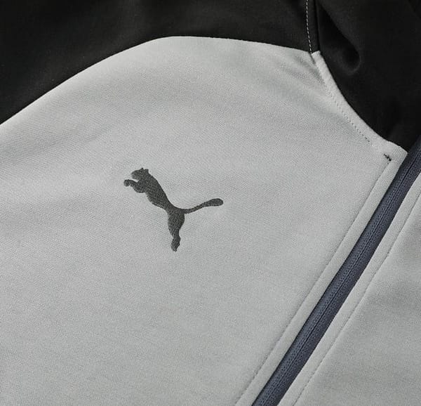 24/25 Puma Grey/Black Full Zipper Jacket +Long Pants - Image 9