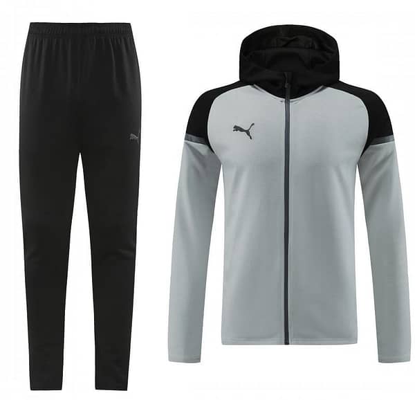 24/25 Puma Grey/Black Full Zipper Jacket +Long Pants - Image 16